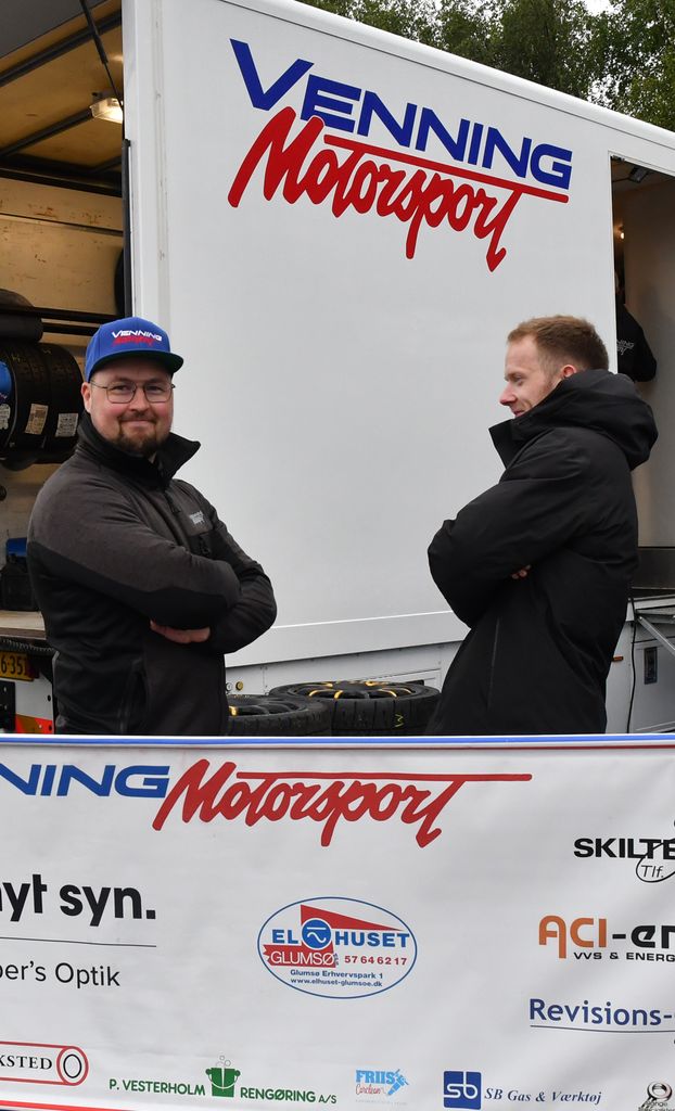Casper Venning og Kristian Birk var tilfredse med deres indsats i weekendens runde af DSR-turneringen og DM-opgøret i rallysprint
(Foto: Morten Dam - autoMOTIV/specialpress)